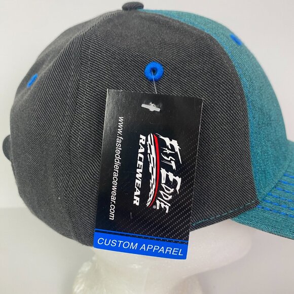 Cadillac Twill Hat Cap Baseball Women's Ladies Teal Gray Adjustable NWT - Picture 6 of 8